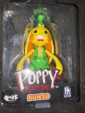 Poppy Playtime Bunzo Figure - Yellow & Green Collectible Toy